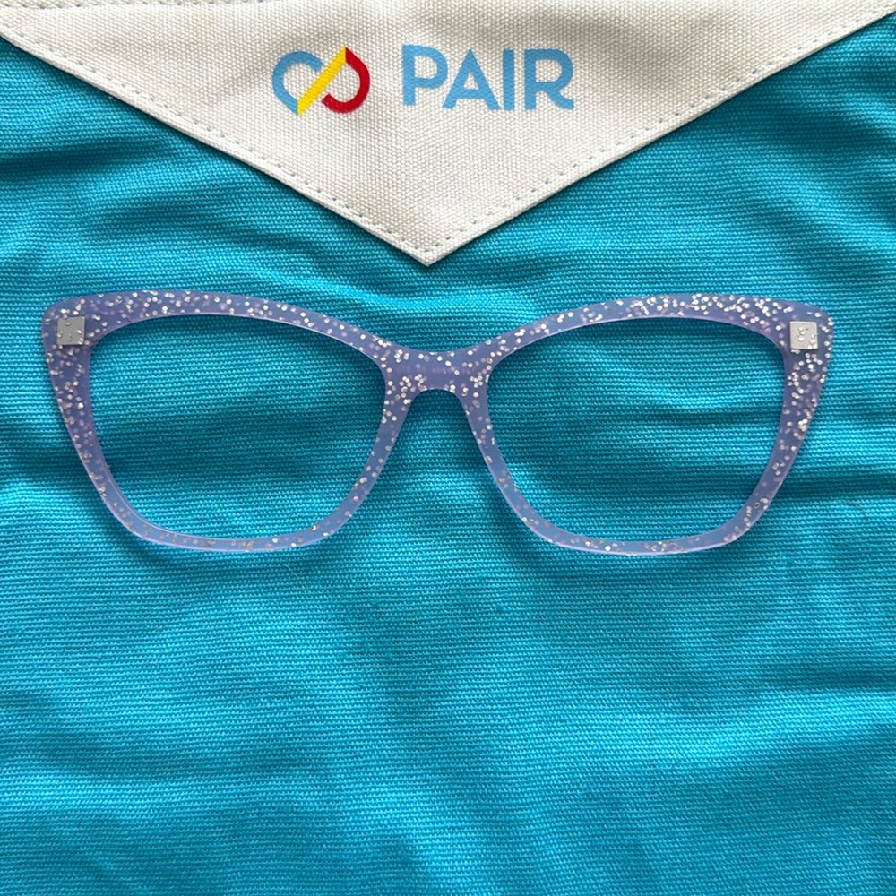 Pair Eyewear Wanda Lavender Sparkle Topper